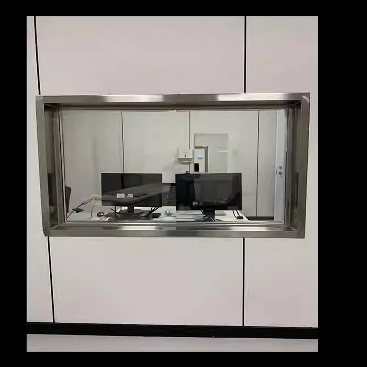 Hospital CT Room X-ray Lead Glass Window, X-ray Lead Glass Used For Radiation Protection factory
